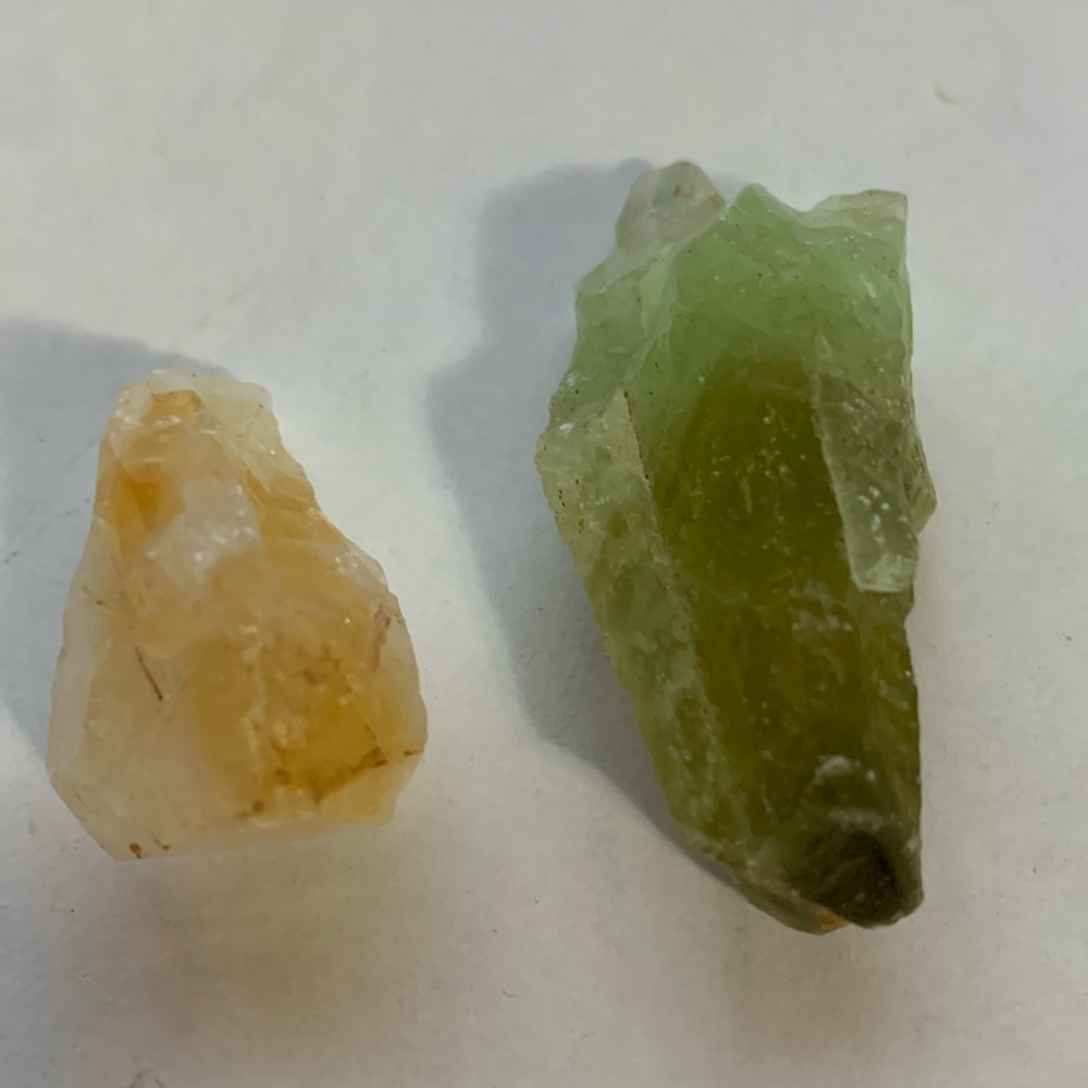 Two stones unpolished